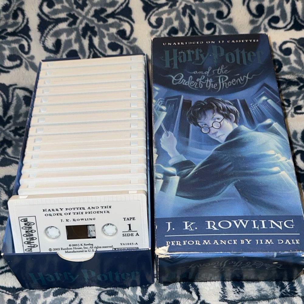 Harry Potter Audiobook Cassette Set